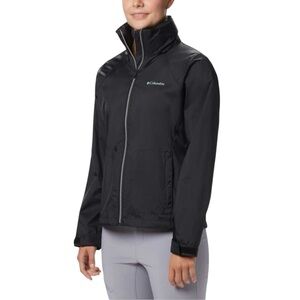 Columbia Women's XL Switchback IV Jacket Black with Pockets Waterproof
